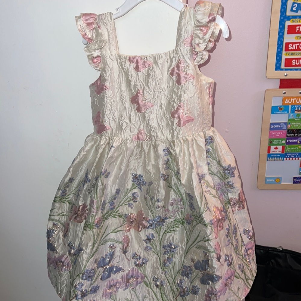 Gorgeous butterfly flower dress